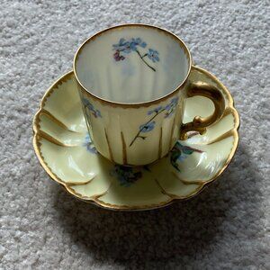 Vintage Haviland & Co. Demitasse Cup and Saucer